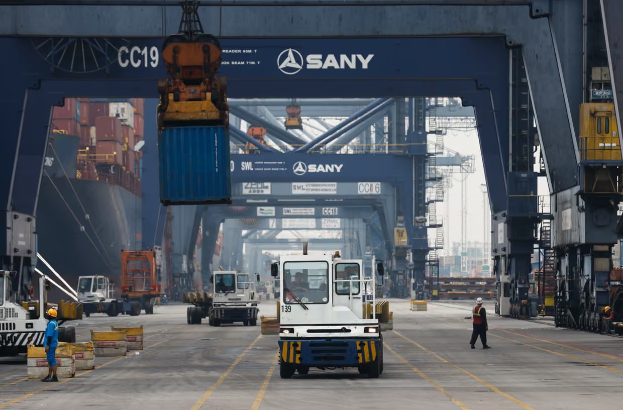 Indonesia Jakarta’s international container terminal