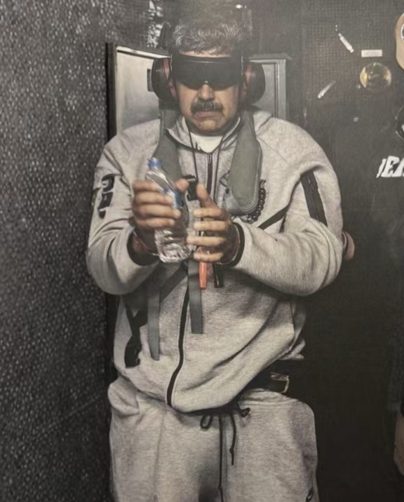 The first photo of deposed Venezuelan dictator Nicolas Maduro was released by U.S. President Donald Trump..jpg