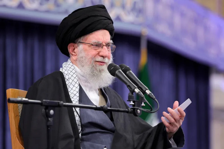 Iranian Supreme Leader Ayatollah Ali Khamenei, during a meeting in Tehran, Iran, on 17 February 2026..jpg