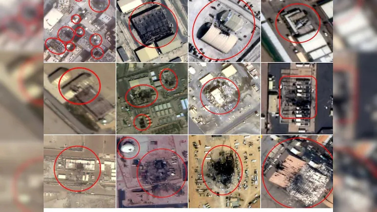 Satellite pics show Iran strikes damaged 228 assets across 15 U.S. bases. Among the sites was a satellite communications site at al-Udeid Air Base in Qatar. 