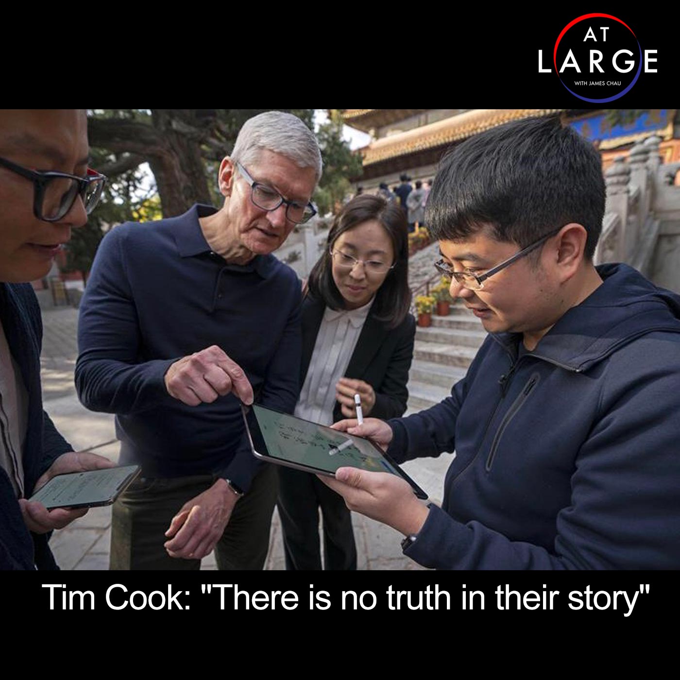 Tim Cook: "There is no truth in their story"