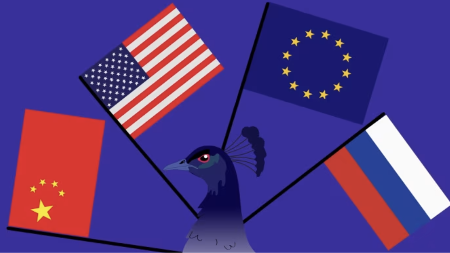 Who holds the balance in the global 