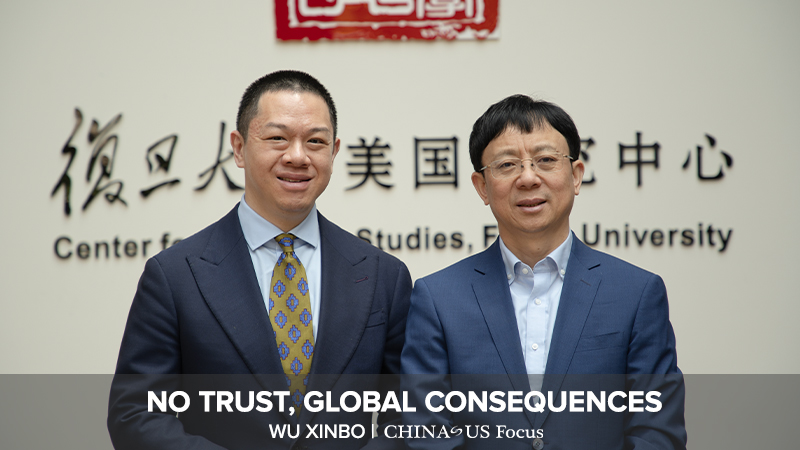 What are the costs of mistrust between China and the U.S.?