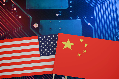 How is the AI competition between the U.S. and China changing?